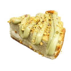 Pastel de queso de Pistacho - Porción