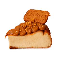 Pastel de queso de Lotus - Porción