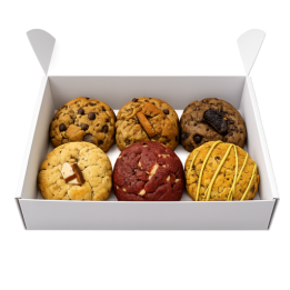 Caja de 6 Cookies Personalizadas Artesanas | Elige tus sabores