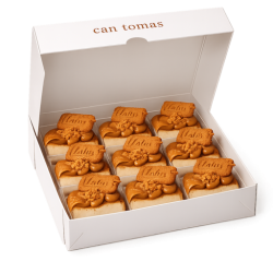 Caja de 9 Porciones de Pastel de Queso Lotus Artesano