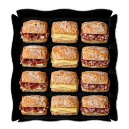 Caja de 12 Bocadillitos Variados para Catering | Can Tomàs
