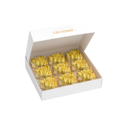Caja de 9 Porciones de Pastel de Queso de Pistacho