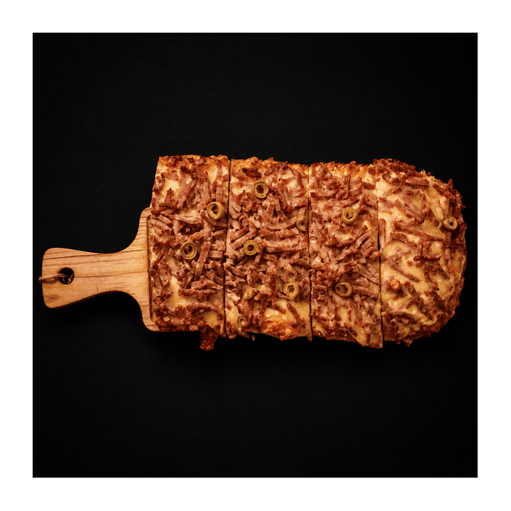 Focaccia de bacon | Can Tomàs